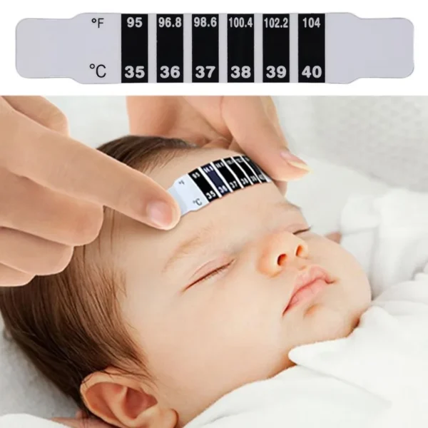 Baby Infant Child Forehead Termomete Body Head Thermometer Fever Temperature Monitor Strips Sticker Tape Measurement Tool - Image 5