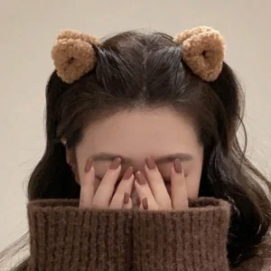 Cute Plush Cat Ears Hair Claws Mini Ear Shape Hair Clips Fashion Side Bangs Clip Barrettes For Women Girls Hair Accessories