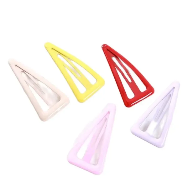 Metal Triangular Hair Clips for Women Girls, 11 Colors, 6.5cm Long No Slip Metal Hair Clips Barrettes Hairpins for Thick Hair - Image 3