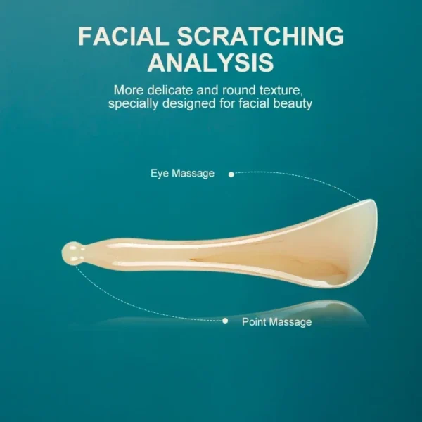 Resin Face Scraping Gua Sha Board Facial Massager Face Massage Roller for Neck Eye Promote Blood Circulation Skin Care Tools - Image 3