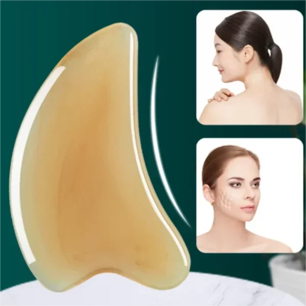 Resin Face Scraping Gua Sha Board Facial Massager Face Massage Roller for Neck Eye Promote Blood Circulation Skin Care Tools - Image 5