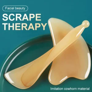 Resin Face Scraping Gua Sha Board Facial Massager Face Massage Roller for Neck Eye Promote Blood Circulation Skin Care Tools