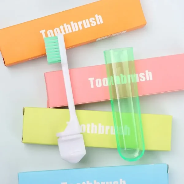 Folding Toothbrush Portable Travel Camping Outdoor Tooth Brush Business Trip Soft Toothbrush Oral Cleaning Tools Health - Image 4