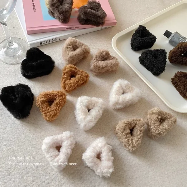 Cute Plush Cat Ears Hair Claws Mini Ear Shape Hair Clips Fashion Side Bangs Clip Barrettes For Women Girls Hair Accessories - Image 2