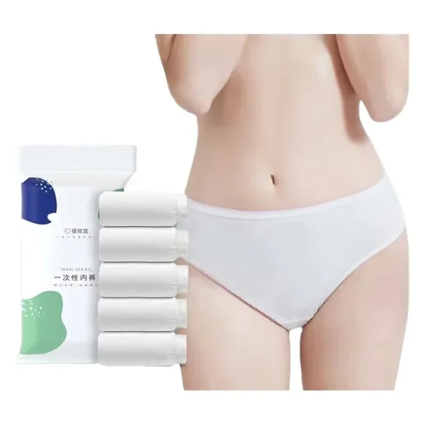 Disposable Panties Ladies Maternity Panties Confinement Postpartum Sterile Shorts Convenient Travel Travel Disposable Panties - Image 5