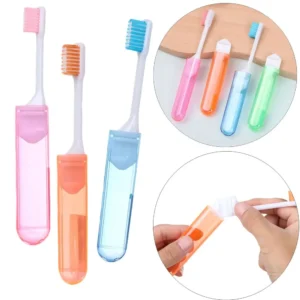 Folding Toothbrush Portable Travel Camping Outdoor Tooth Brush Business Trip Soft Toothbrush Oral Cleaning Tools Health