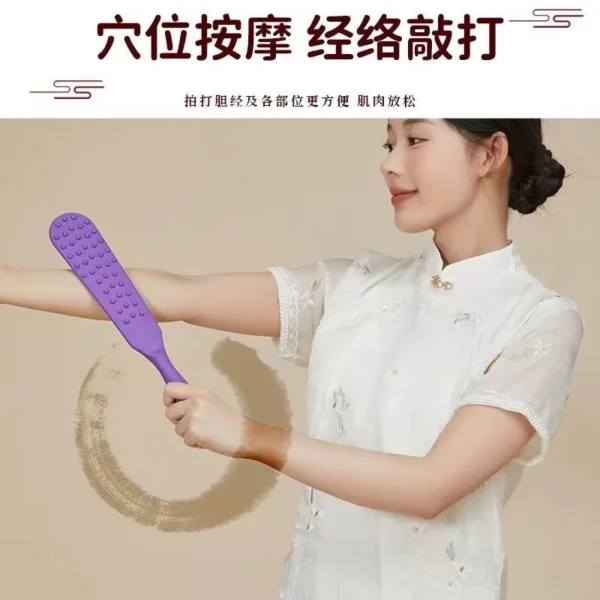 Meridian beat pounding back beat cervical spine health massage stick fitness home beat lengthening health artifacts - Image 2