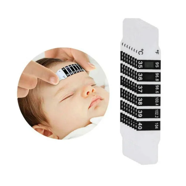 Baby Infant Child Forehead Termomete Body Head Thermometer Fever Temperature Monitor Strips Sticker Tape Measurement Tool - Image 6