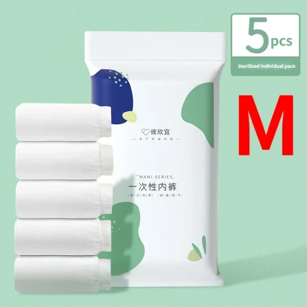 Disposable Panties Ladies Maternity Panties Confinement Postpartum Sterile Shorts Convenient Travel Travel Disposable Panties - Image 6