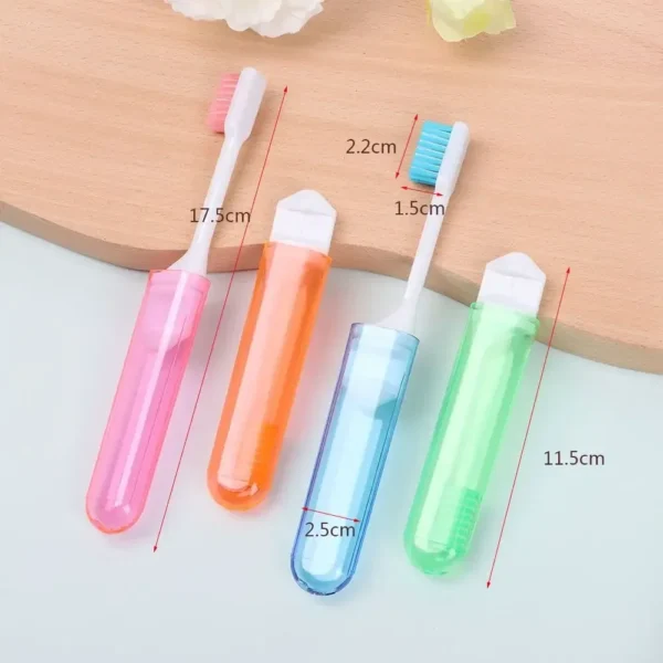 Folding Toothbrush Portable Travel Camping Outdoor Tooth Brush Business Trip Soft Toothbrush Oral Cleaning Tools Health - Image 6