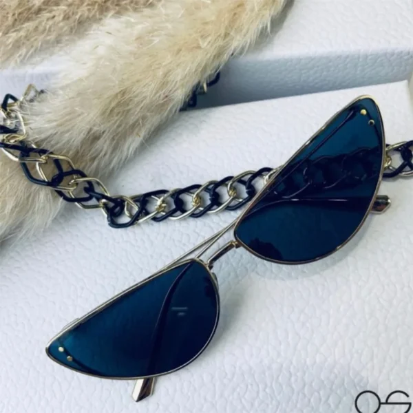 Retro Sexy Cat Eye Sunglasses For Women 2024 New Luxury Brand Narrow Sun Glasses Female Personality Fashion Shades Ladies Trendy - Image 6
