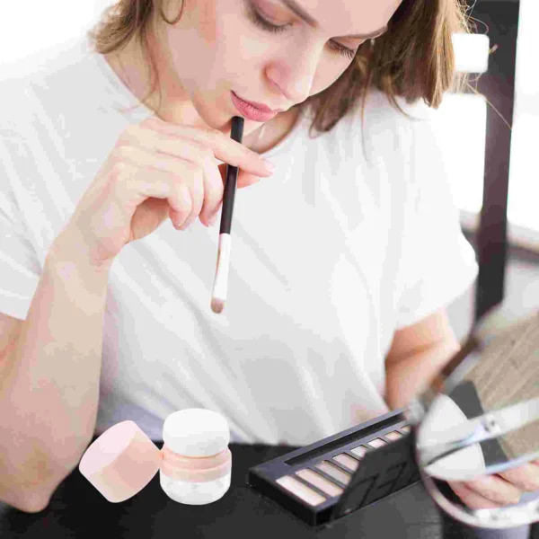 Small Mushroom Head Refillable Loose Powder Box Portable Empty Makeup Powder Case Travel Cosmetics Bottle Skin Care Tool Storage - Image 6
